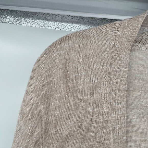 Mango Womens Kimono Cardigan Open Front Lightweight Tan OS - Picture 5 of 8